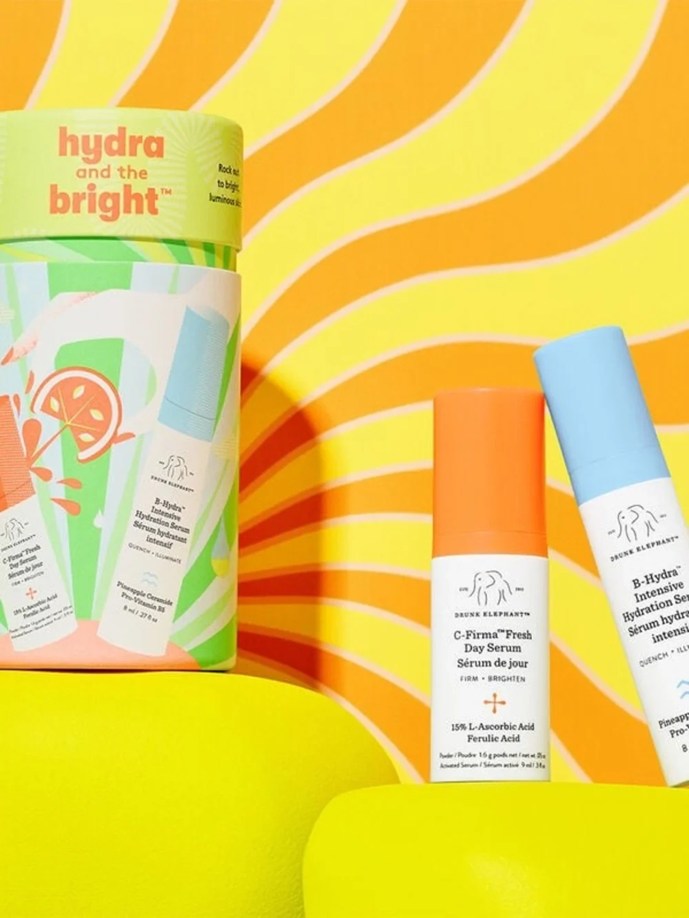 Drunk Elephant Hydra and the Bright Serum